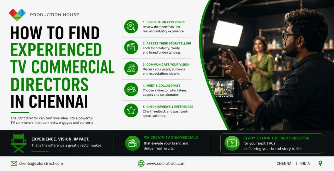 How to Find Experienced TV Commercial Directors in Chennai (And Avoid Costly Mistakes)